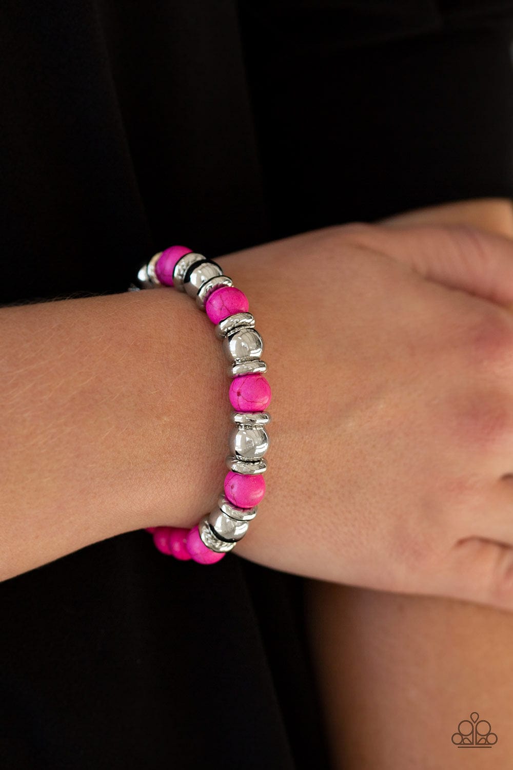 Paparazzi Accessories Bracelet Across the Mesa - Pink