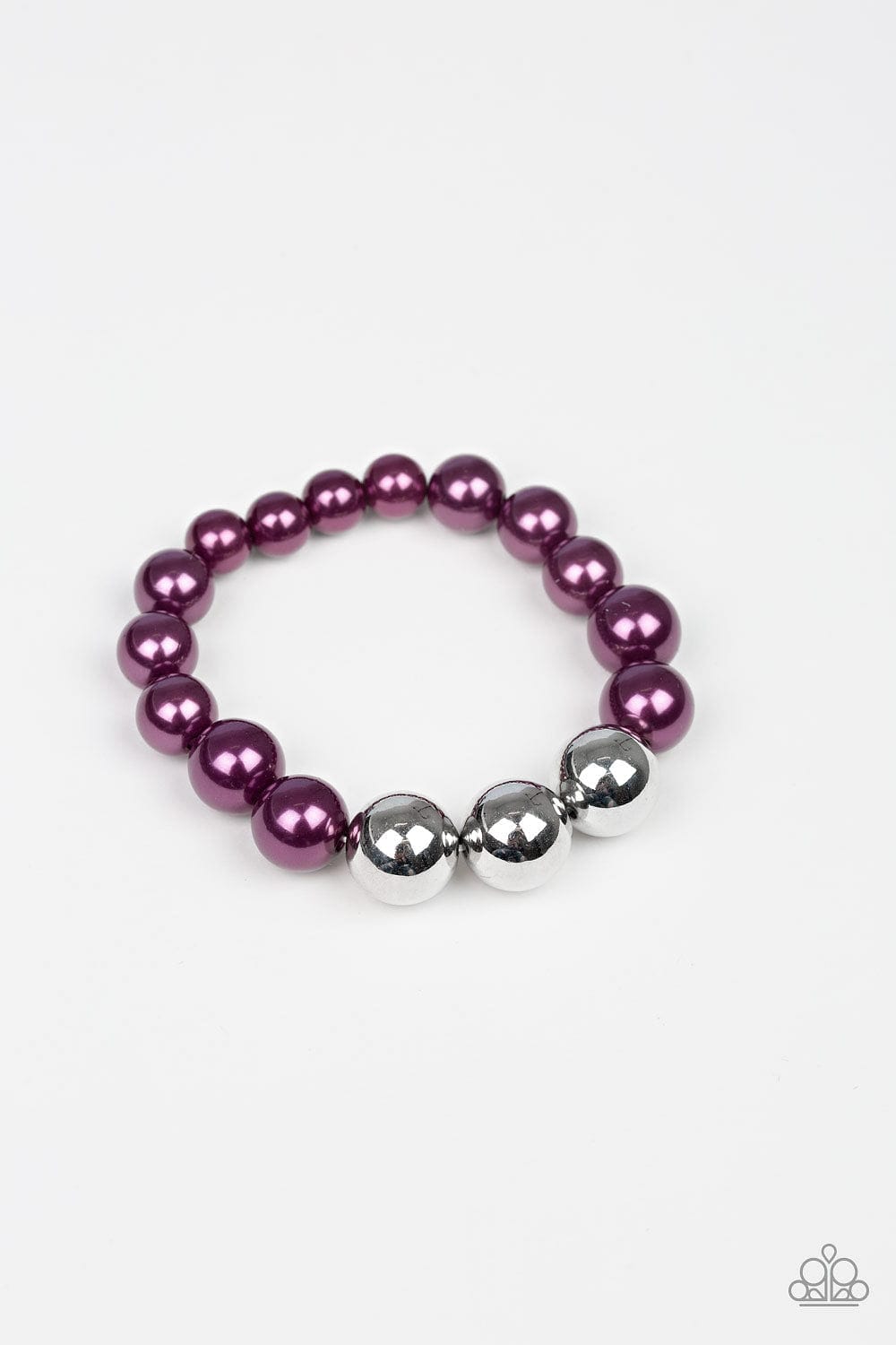 Paparazzi Accessories Bracelet All Dressed UPTOWN - Purple