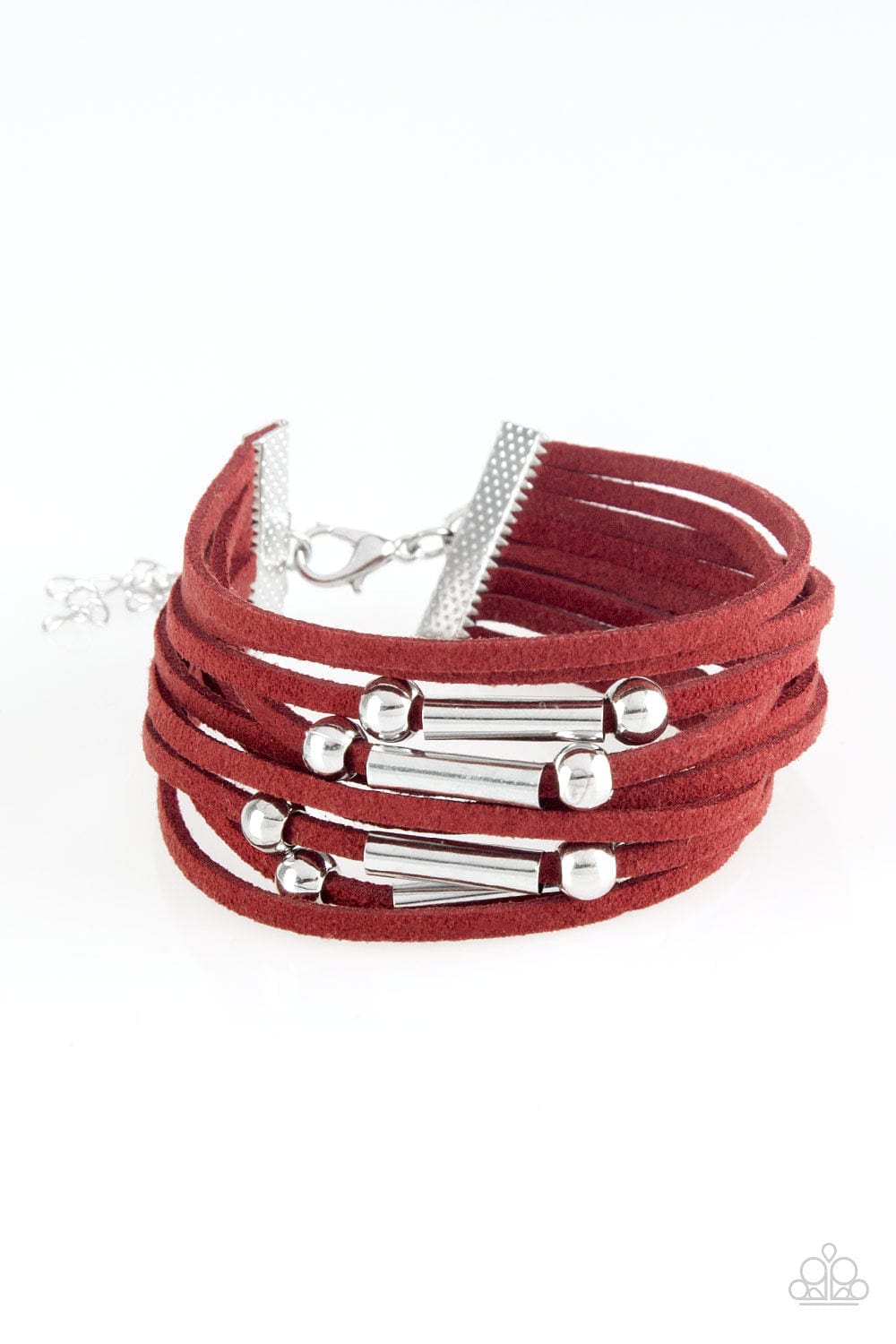 Paparazzi Accessories Bracelet Back To BACKPACKER - Red