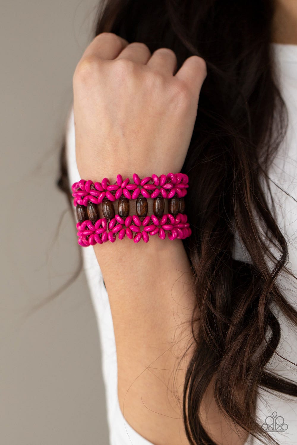 Paparazzi Accessories Bracelet Bali Beach Retreat - Pink