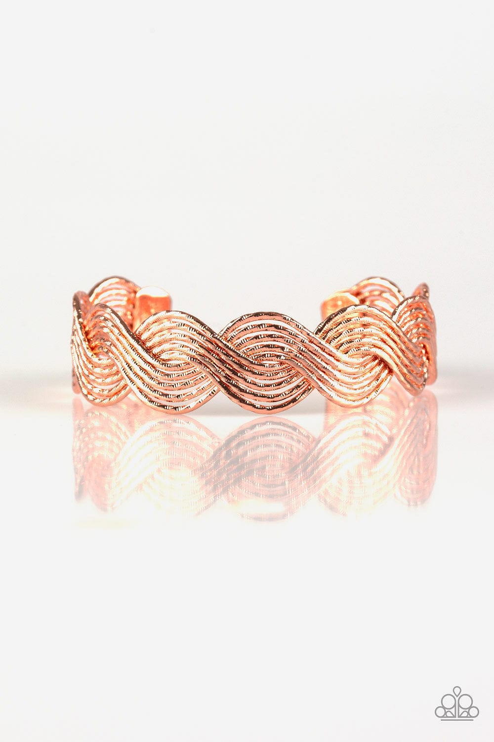 Paparazzi Accessories Bracelet Braided Brilliance - Copper