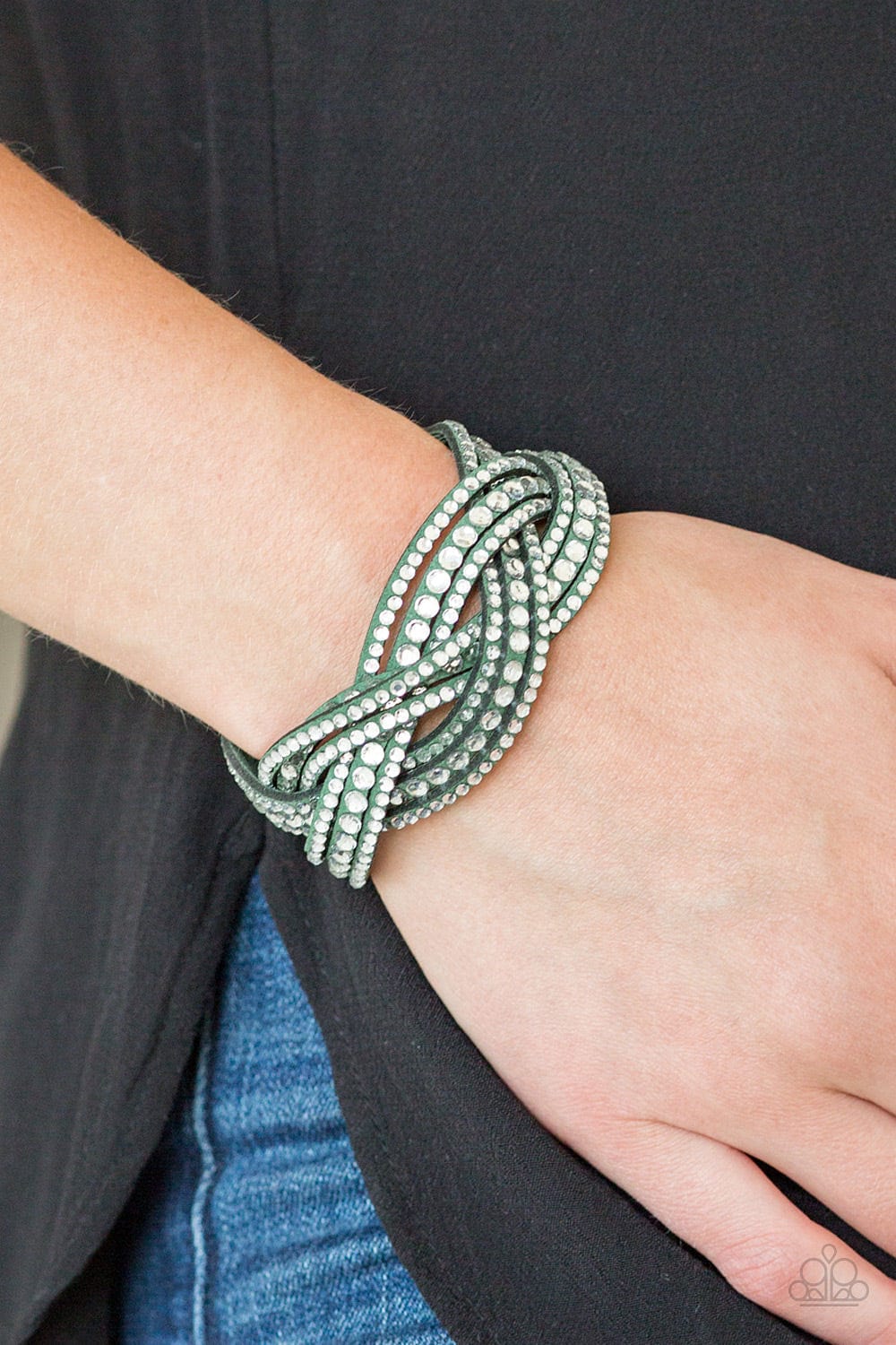 Paparazzi Accessories Bracelet Bring On The Bling - Green
