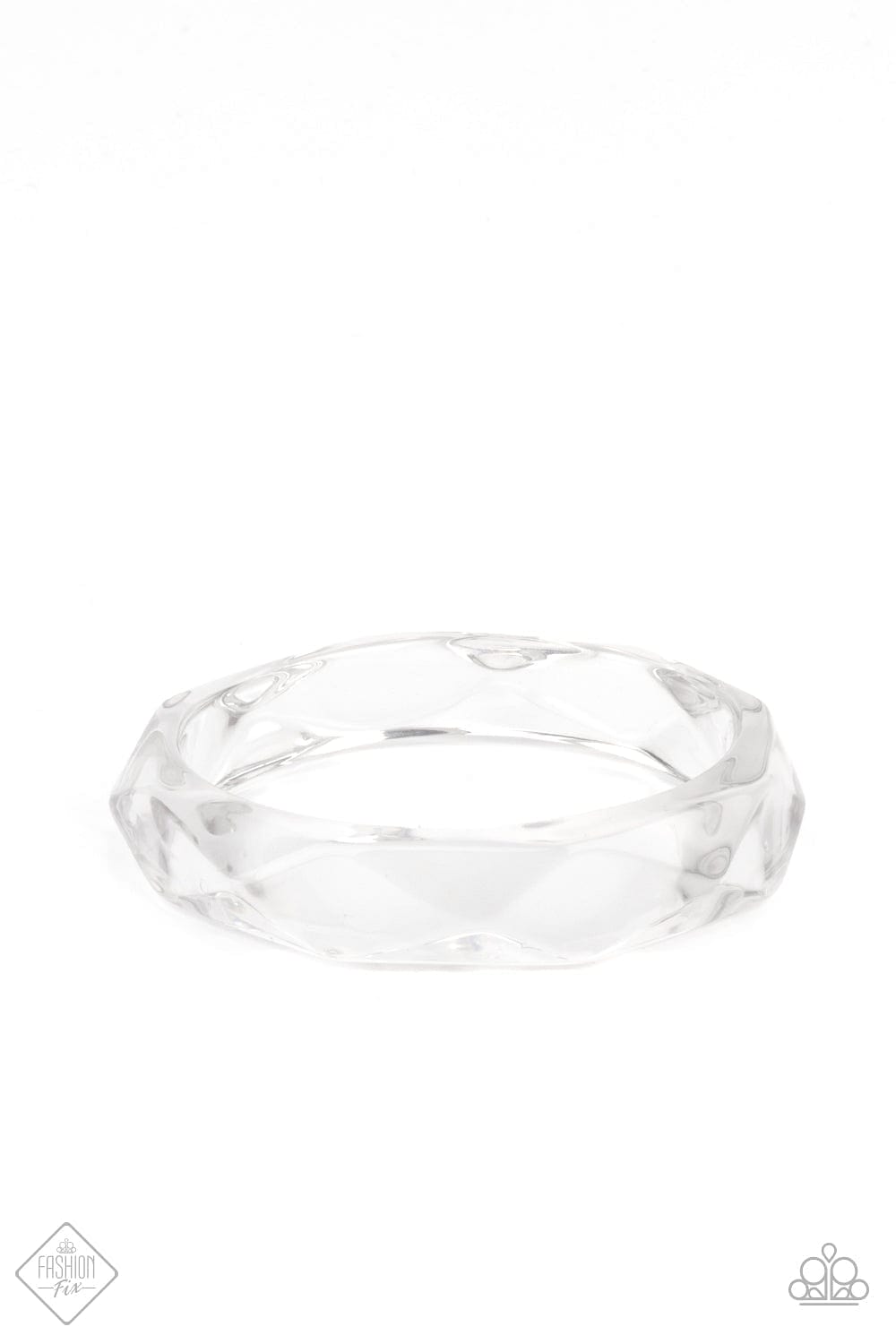 Paparazzi Accessories Bracelet Clear-Cut Couture - White