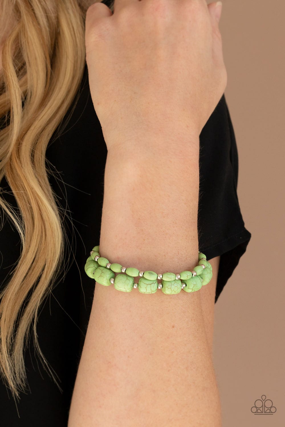 Paparazzi Accessories Bracelet Colorfully Country - Green