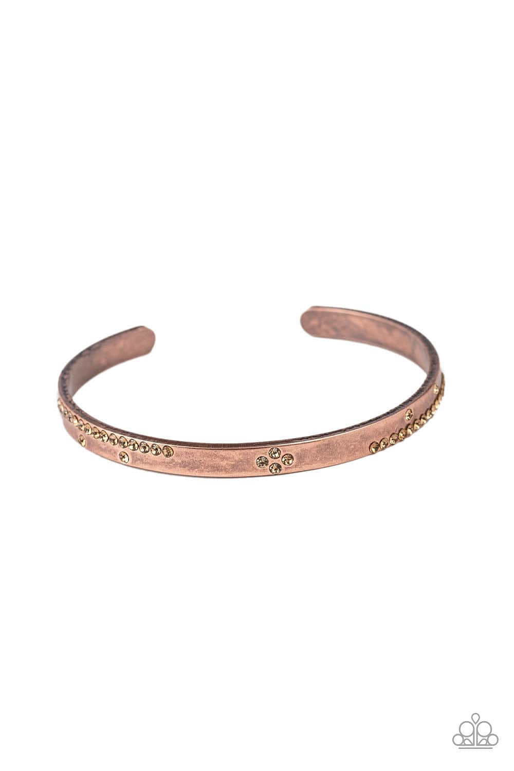 Paparazzi Accessories Bracelet Dainty Dazzle - Copper