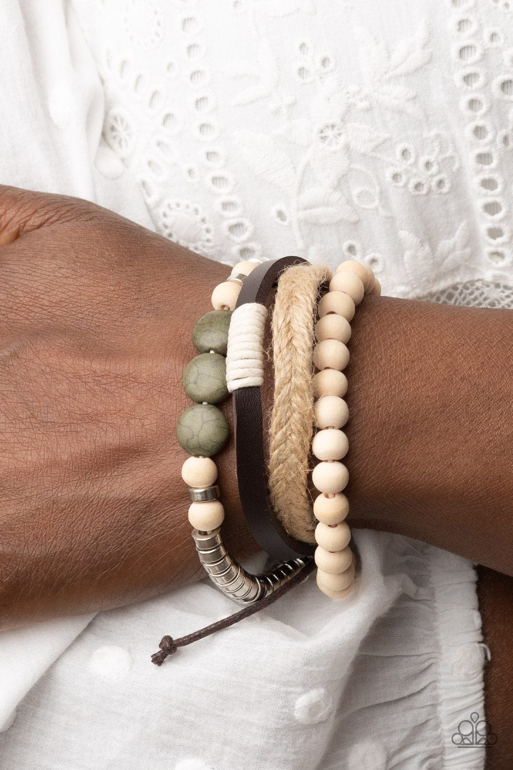 Paparazzi Accessories Bracelet DRIFTER Away - Green