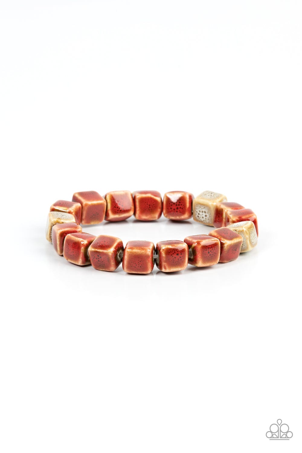 Paparazzi Accessories Bracelet Glaze Craze - Red