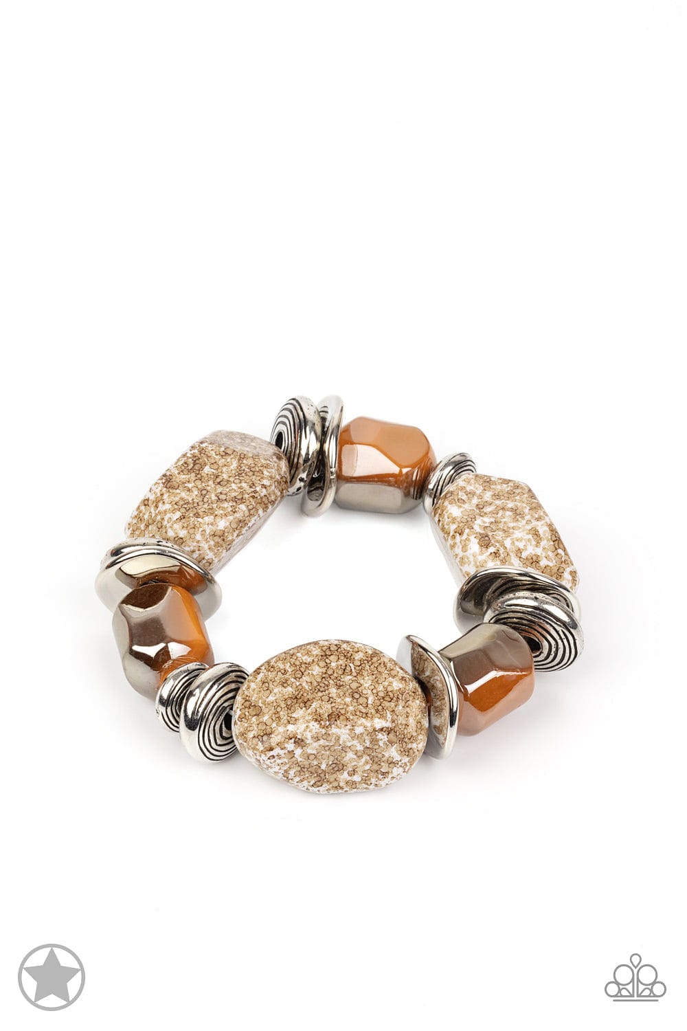 Paparazzi Accessories Bracelet Glaze of Glory - Peach