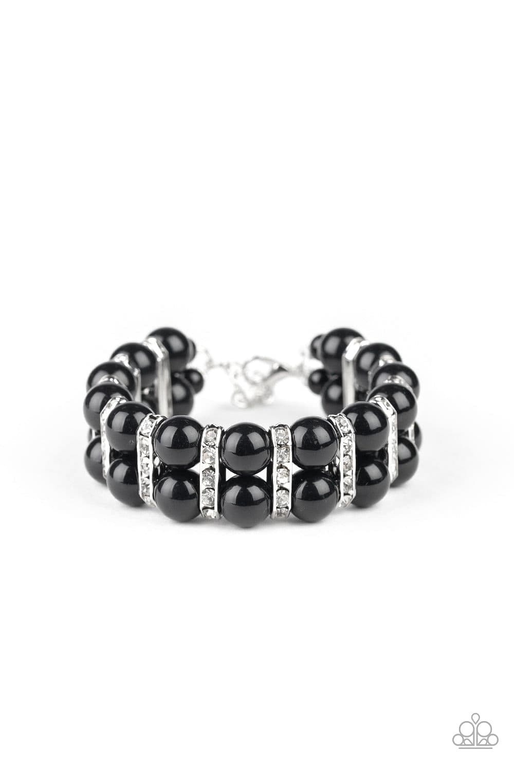 Paparazzi Accessories Bracelet Glowing Glam - Black