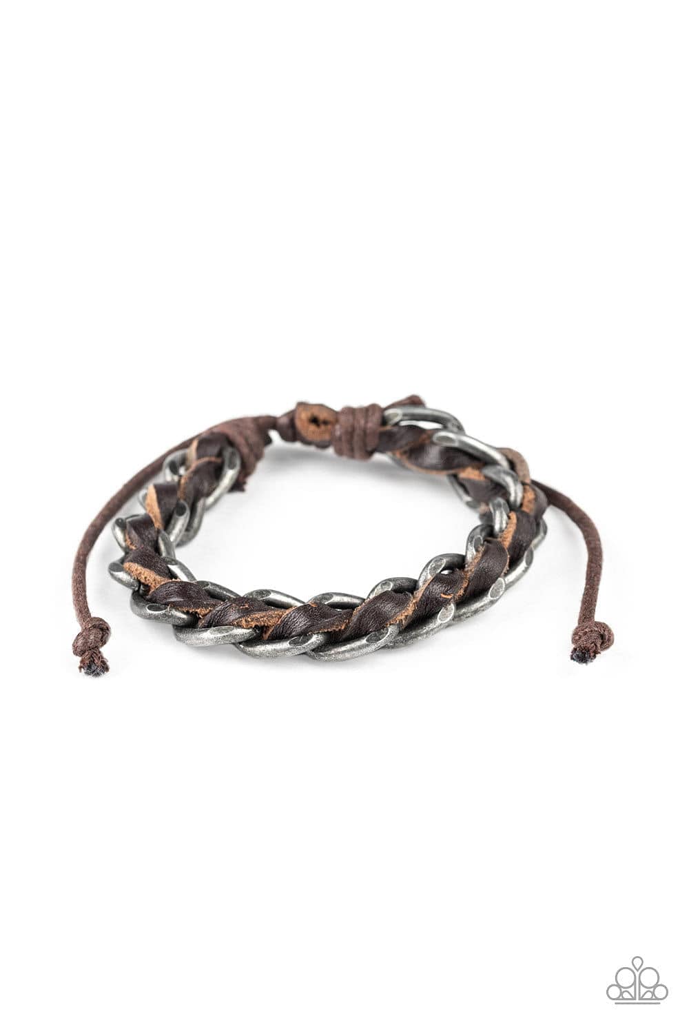 Paparazzi Accessories Bracelet Grease Monkey - Brown