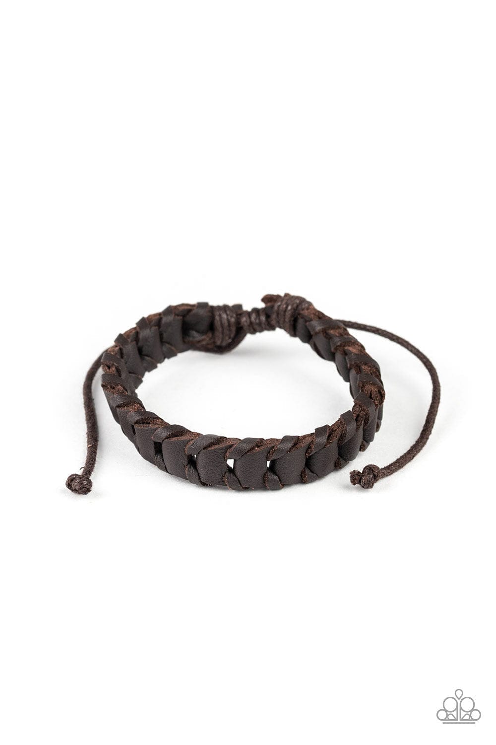 Paparazzi Accessories Bracelet Grit and Grease - Brown