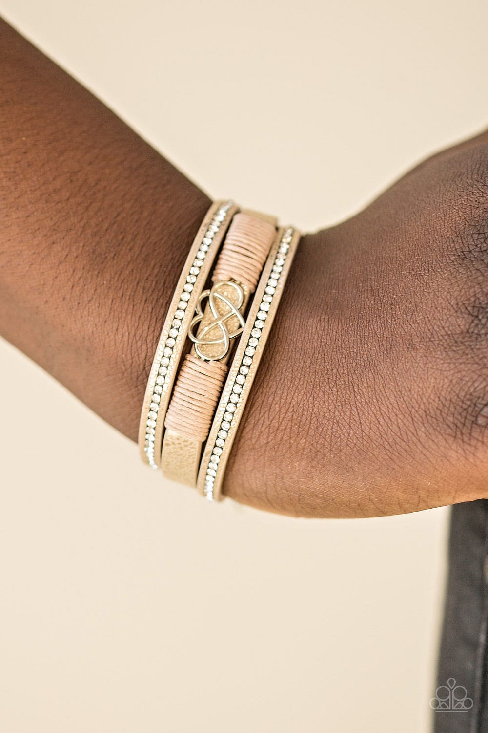 Paparazzi Accessories Bracelet Hustlin Heart - Orange