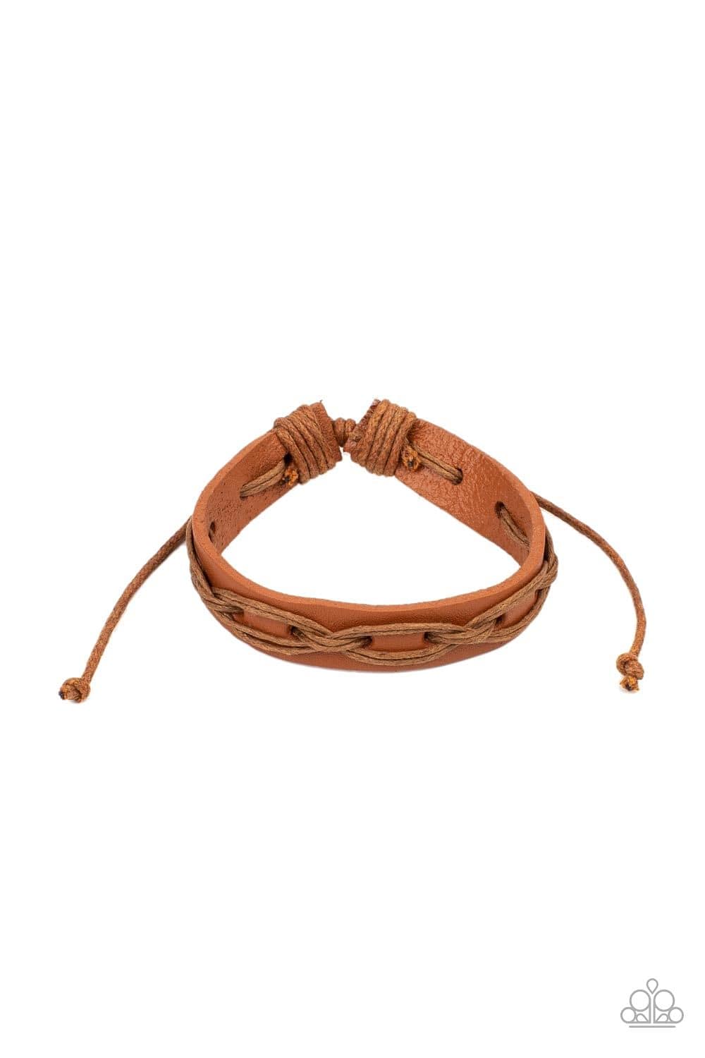 Paparazzi Accessories Bracelet Macho Mystery - Brown