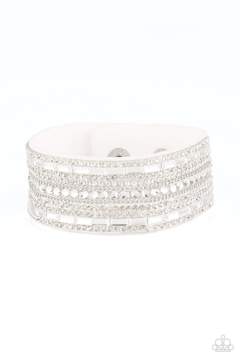 Paparazzi Accessories Bracelet Rebel Radiance - White