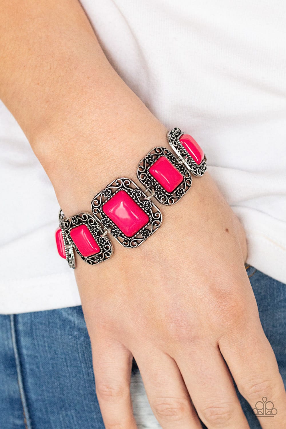 Paparazzi Accessories Bracelet Retro Rodeo - Pink
