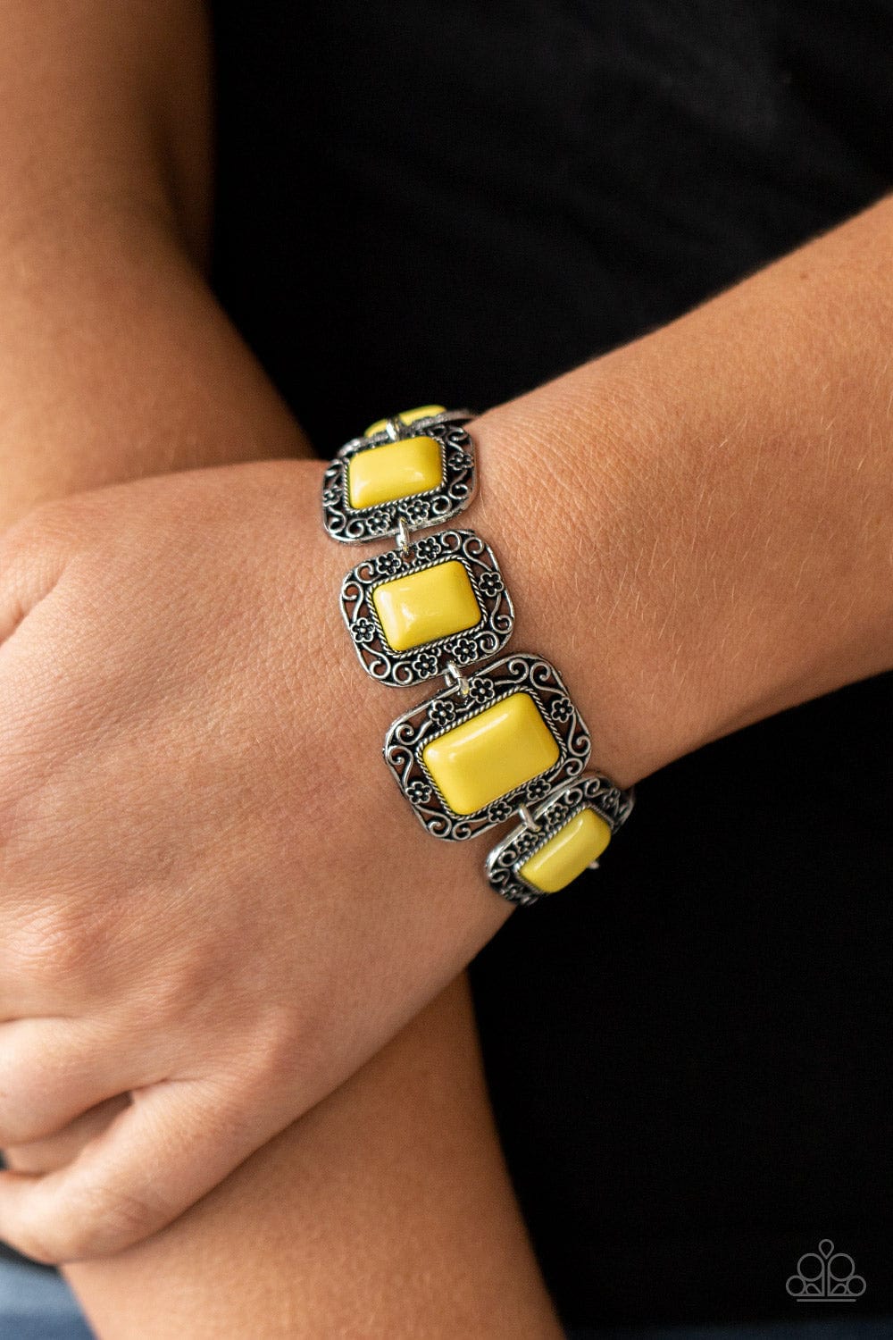 Paparazzi Accessories Bracelet Retro Rodeo - Yellow