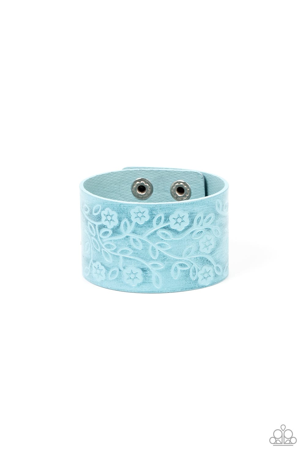 Paparazzi Accessories Bracelet Rosy Wrap Up - Blue