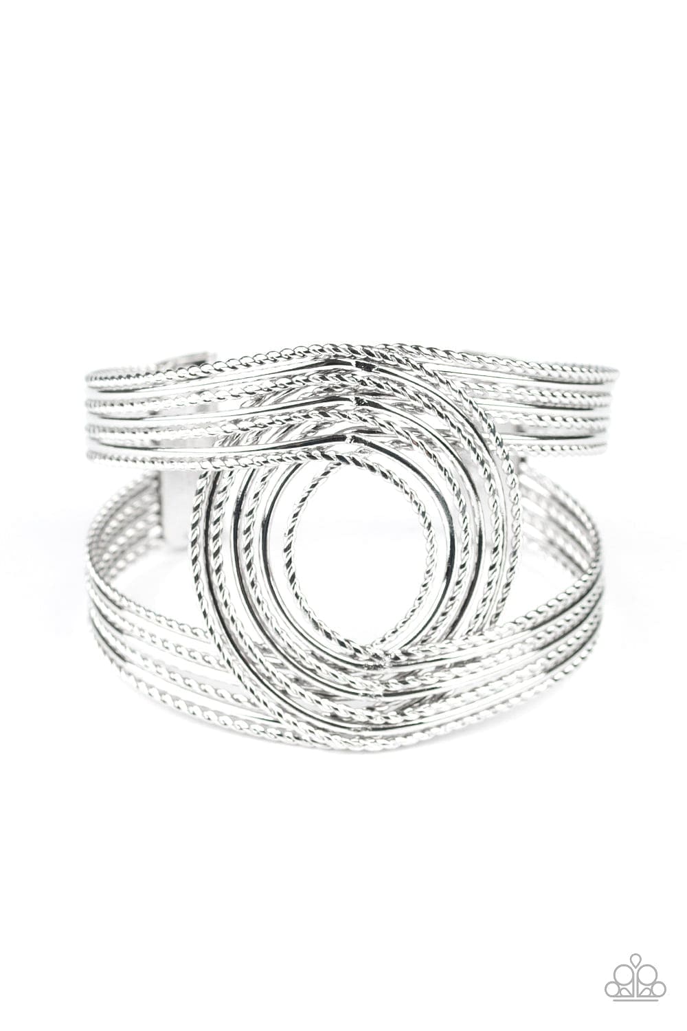 Paparazzi Accessories Bracelet Rustic Coils - Silver