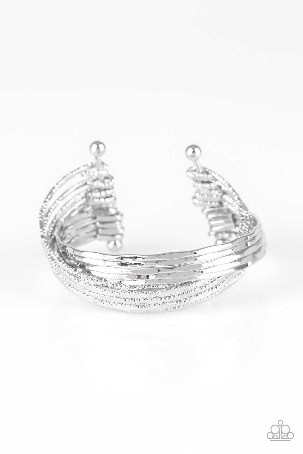 Paparazzi Accessories Bracelet See A Pattern? - Silver
