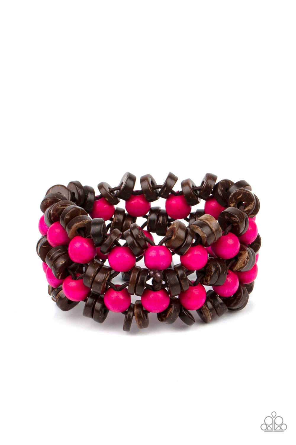 Paparazzi Accessories Bracelet Tahiti Tourist - Pink