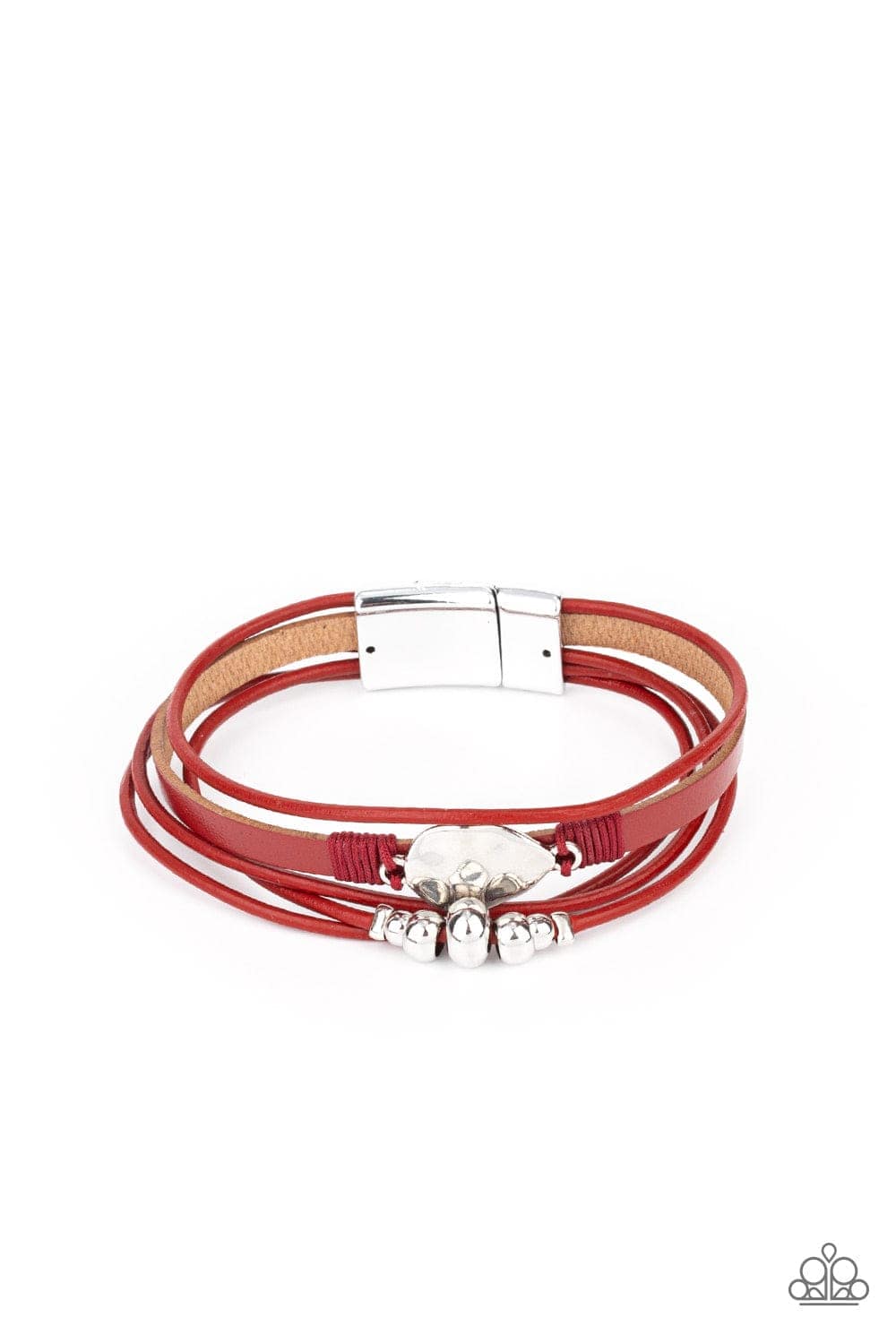 Paparazzi Accessories Bracelet Tahoe Tourist - Red