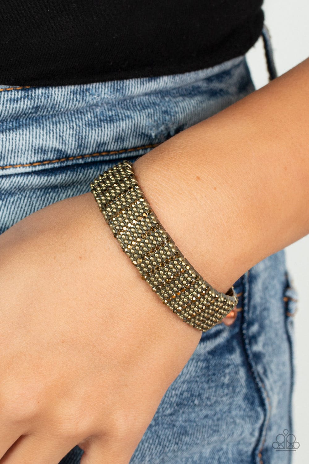 Paparazzi Accessories Bracelet The GRIT Factor - Brass Bracelet