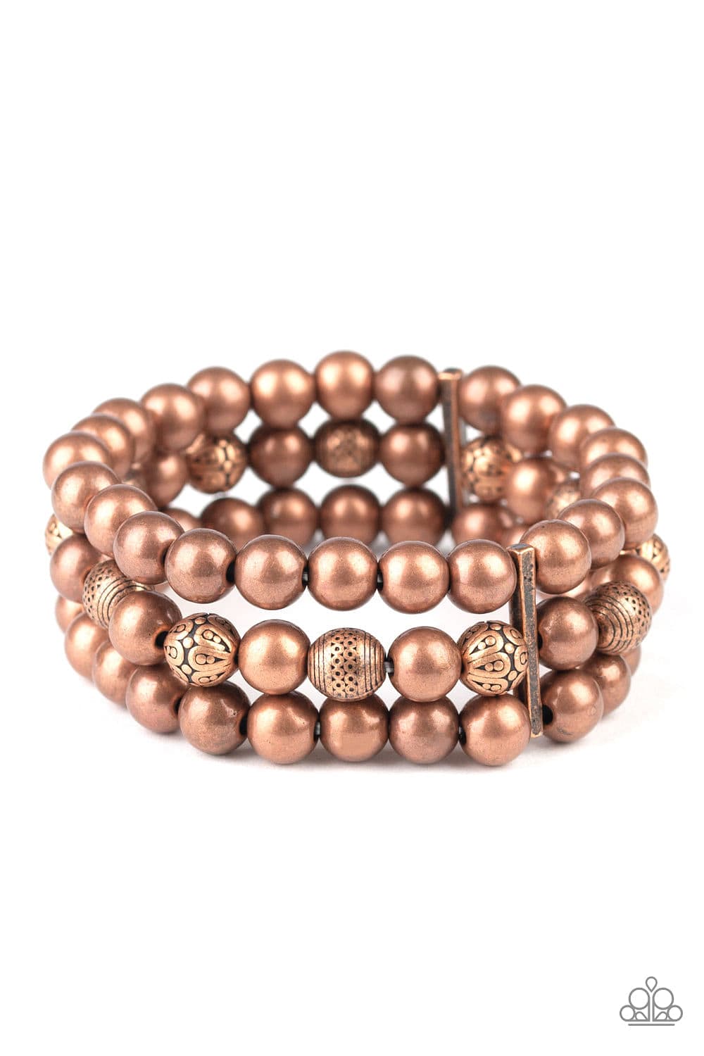 Paparazzi Accessories Bracelet Trail Treasure - Copper