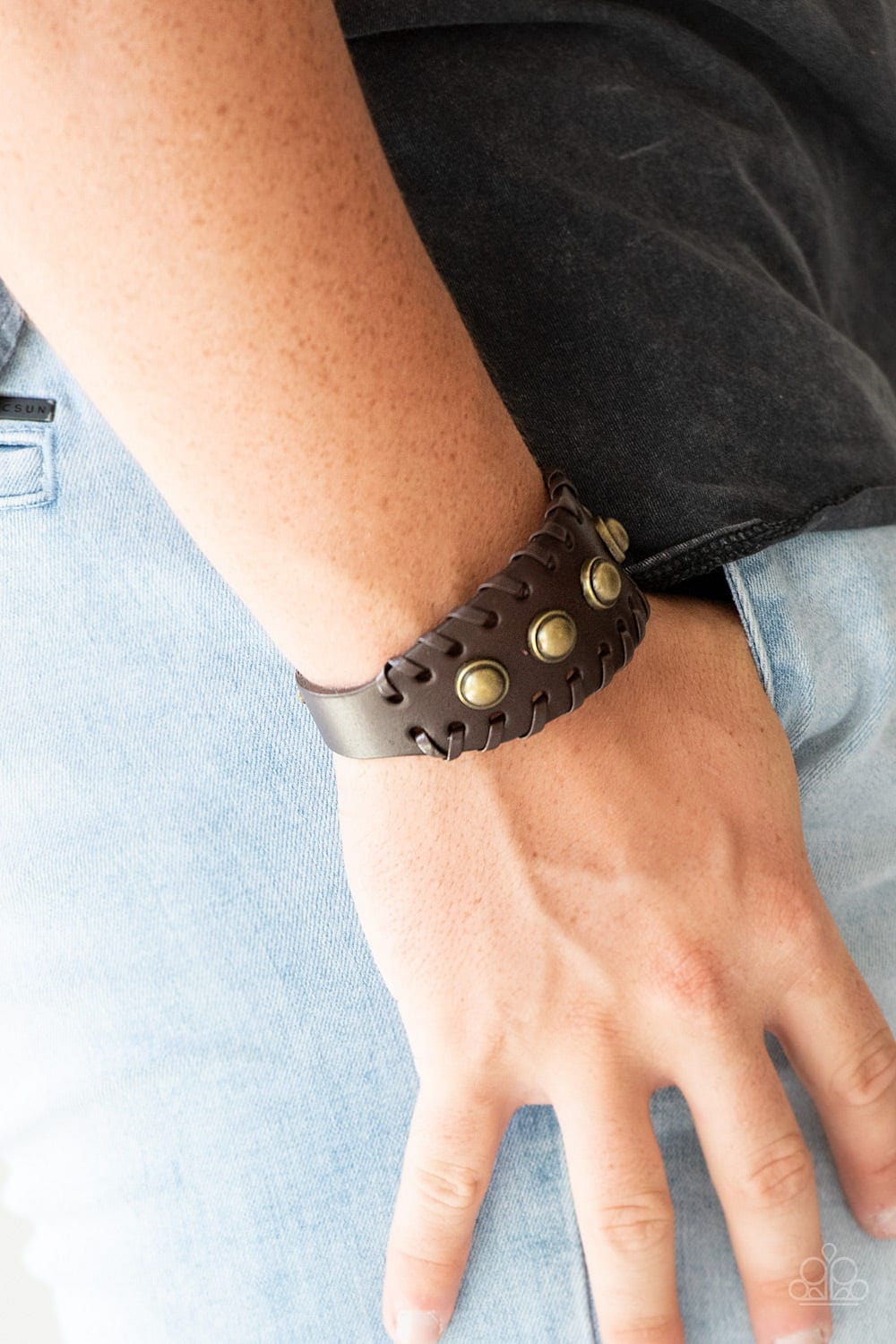 Paparazzi Accessories Bracelet Urban Cowboy - Brown