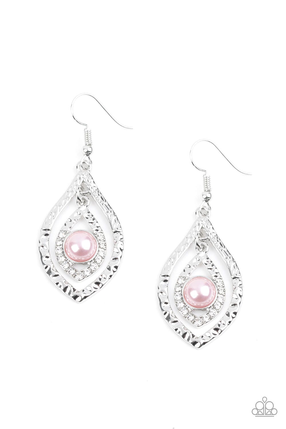 Paparazzi Accessories Earring Breaking Glass Ceilings - Pink