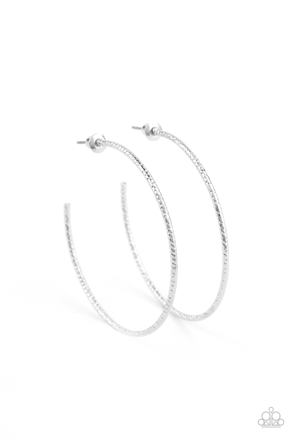 Paparazzi Accessories Earring Inclined To Entwine - Silver