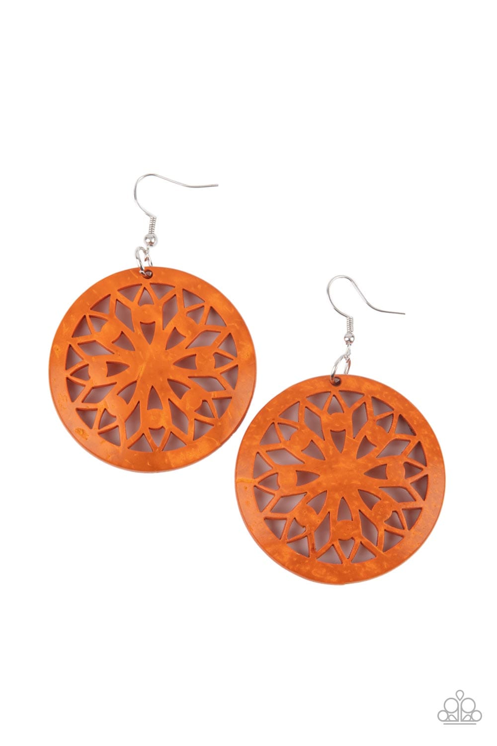 Paparazzi Accessories Earring Ocean Canopy - Orange