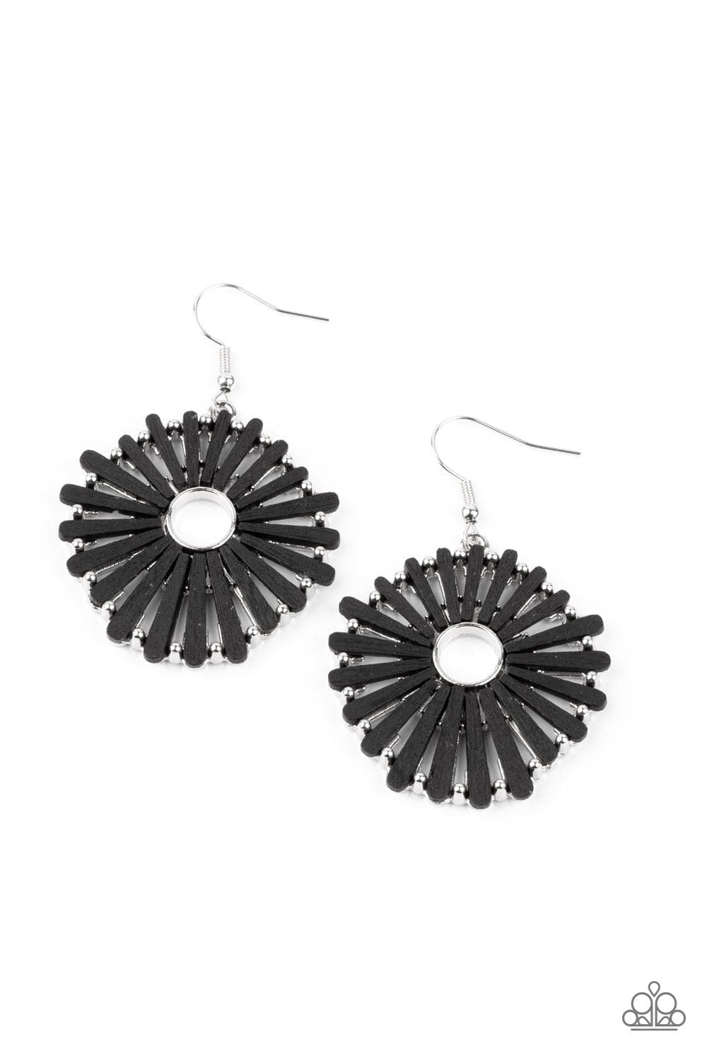 Paparazzi Accessories Earring SPOKE Too Soon - Black
