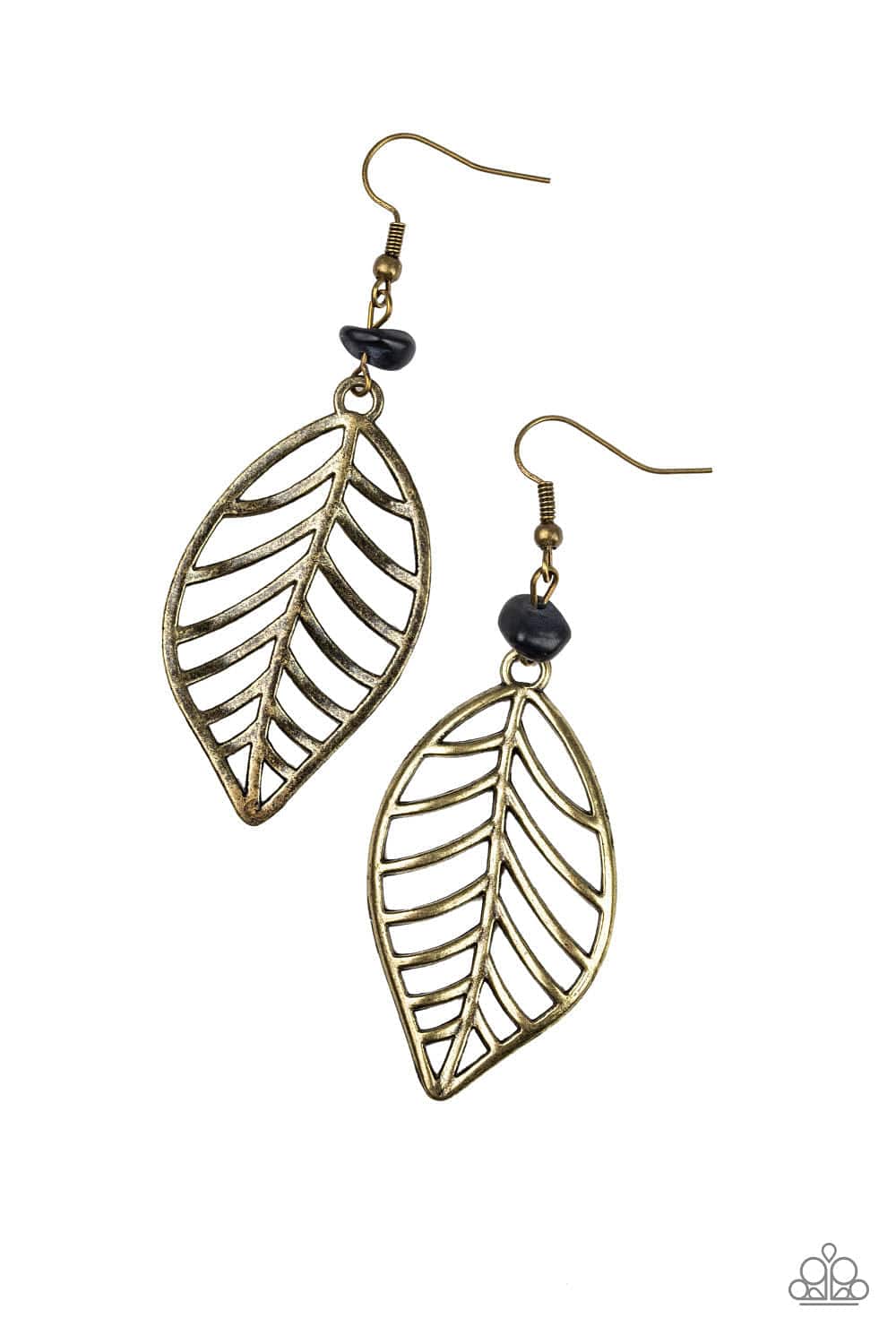 Paparazzi Accessories Earrings BOUGH Out - Brass