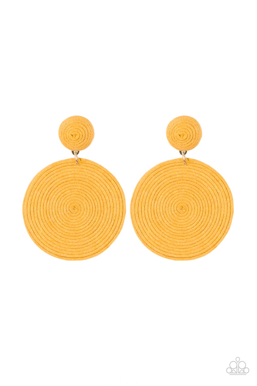 Paparazzi Accessories Earrings Circulate The Room - Yellow