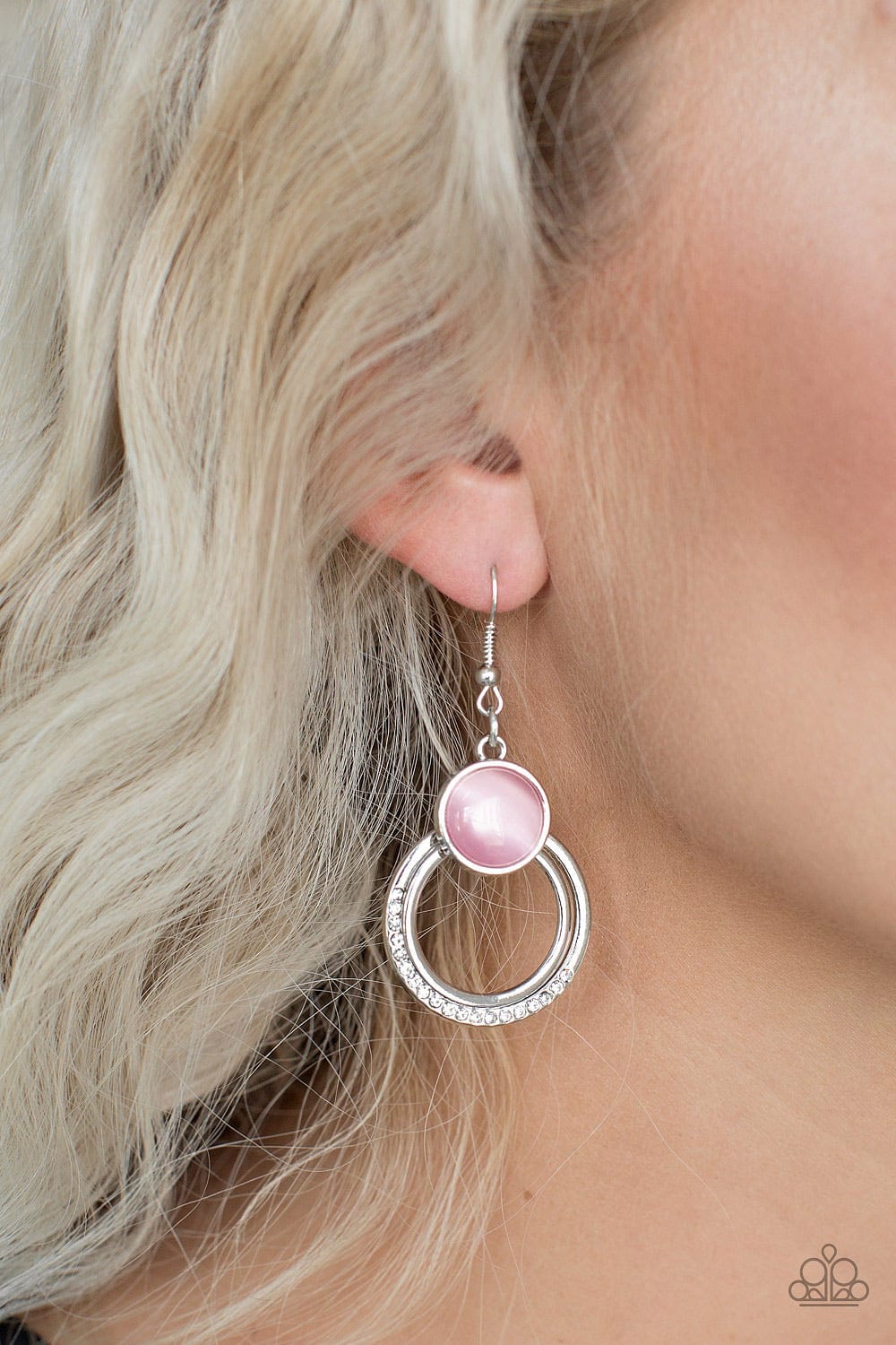 Paparazzi Accessories Earrings Dreamily Dreamland - Pink
