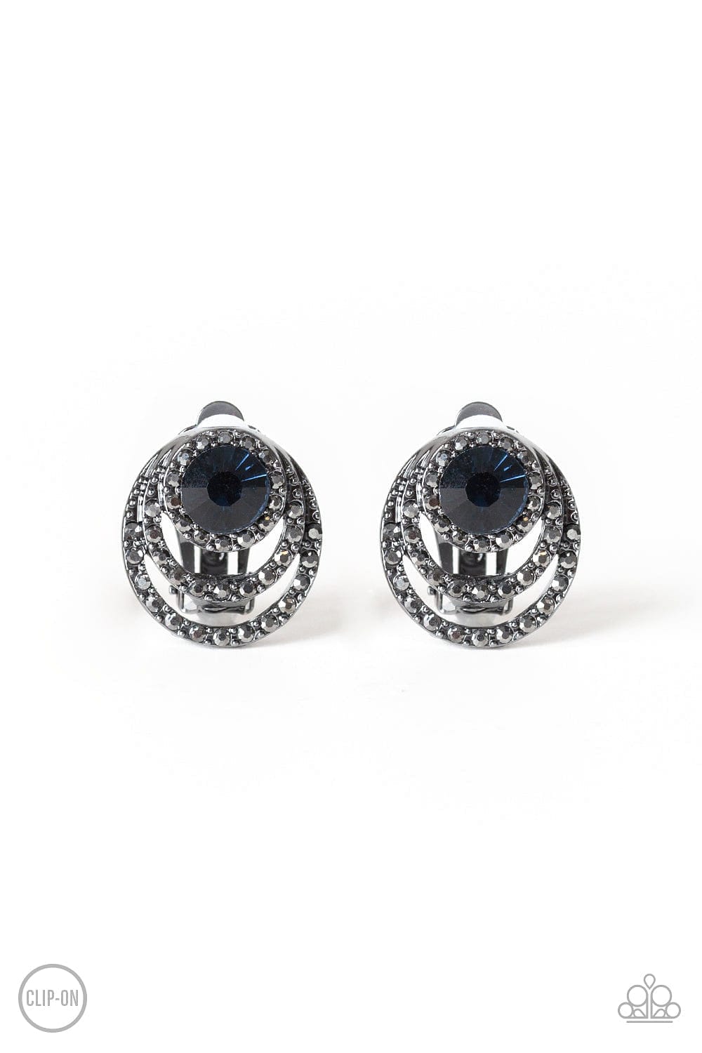 Paparazzi Accessories Earrings Epic Epicenter - Blue