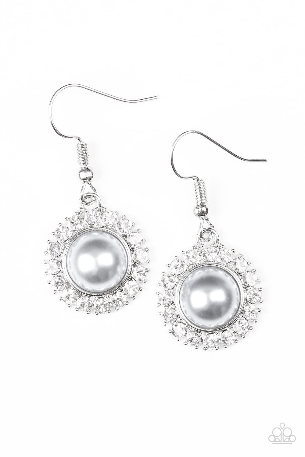 Paparazzi Accessories Earrings Fashion Show Celebrity - Silver