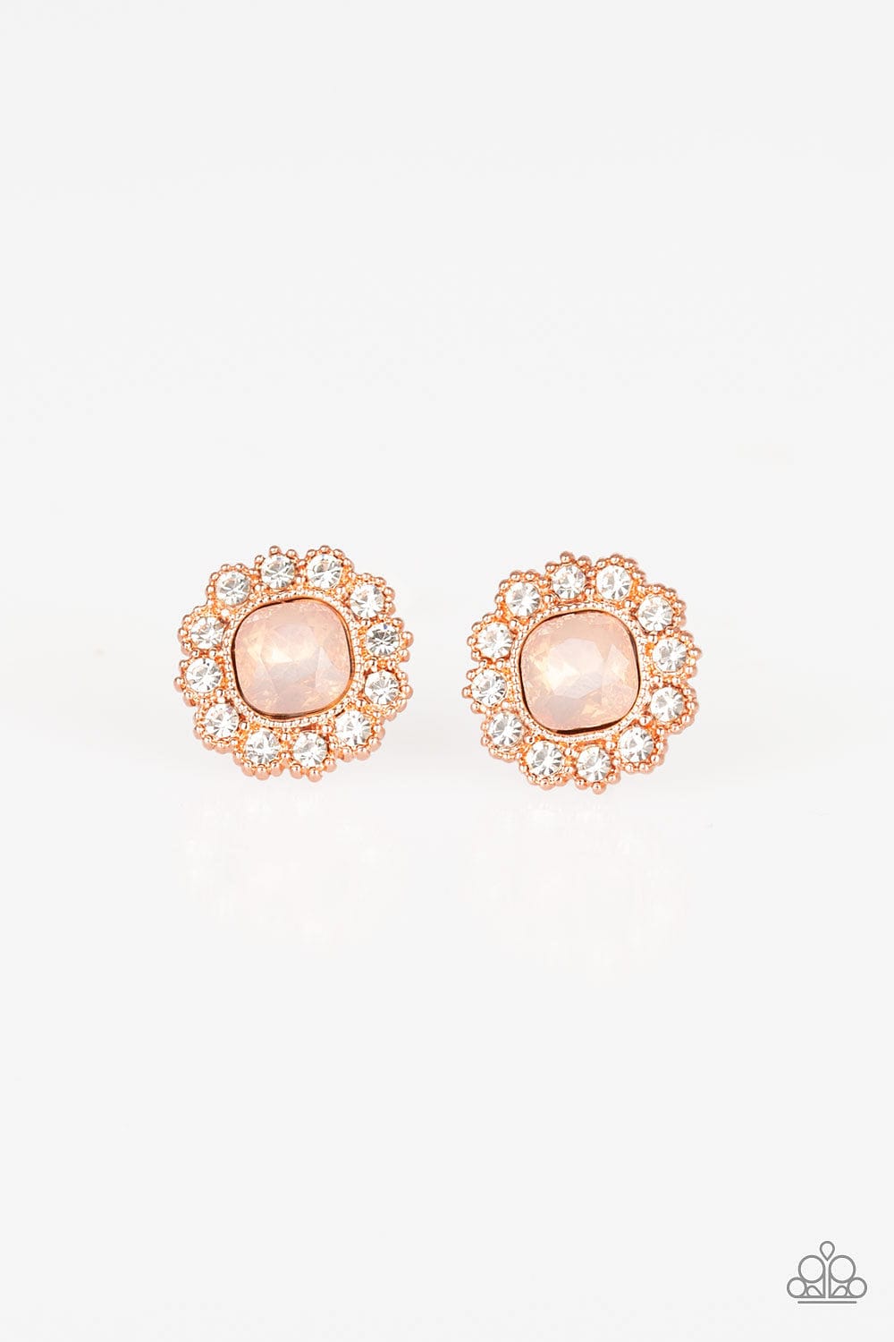 Paparazzi Accessories Earrings Little Lady - Copper