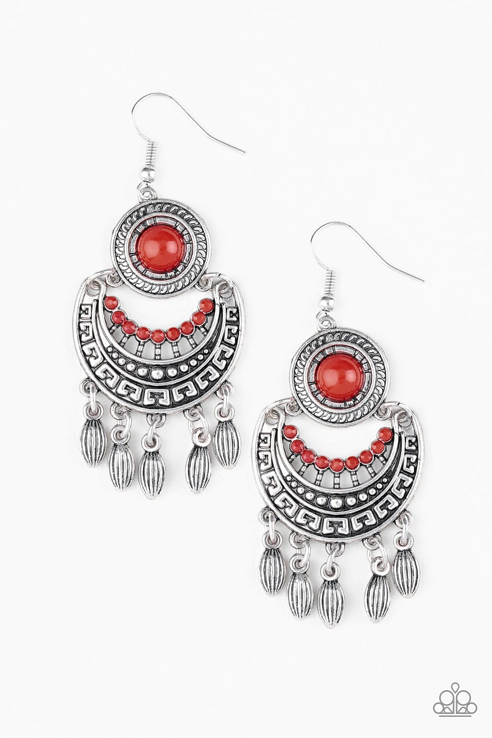 Paparazzi Accessories Earrings Mantra to Mantra - Red