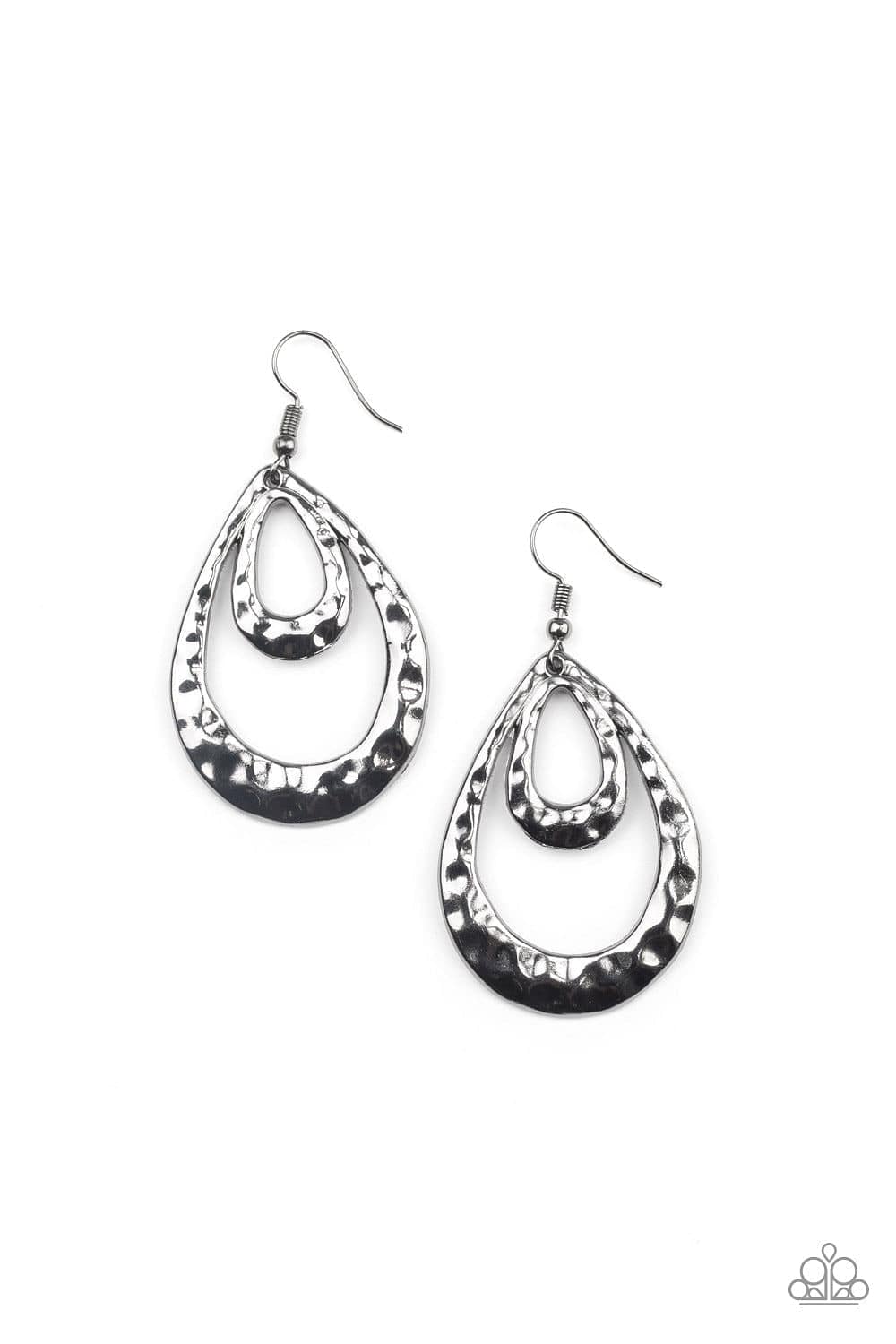 Paparazzi Accessories Earrings Museum Muse - Black