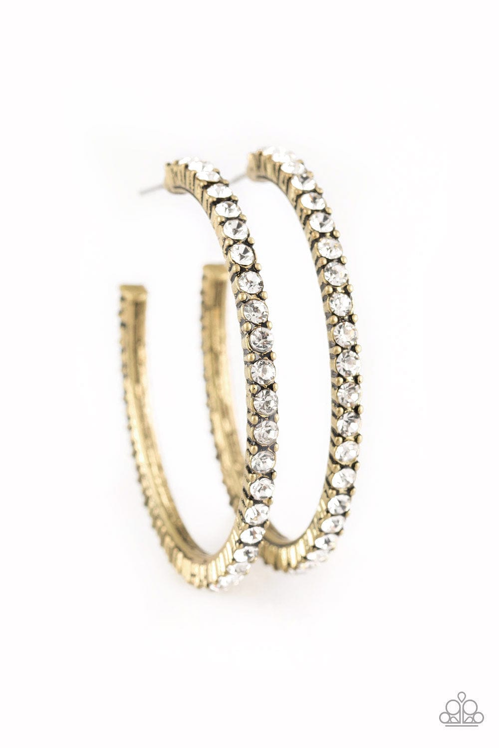 Paparazzi Accessories Earrings Must Be The Money - Brass