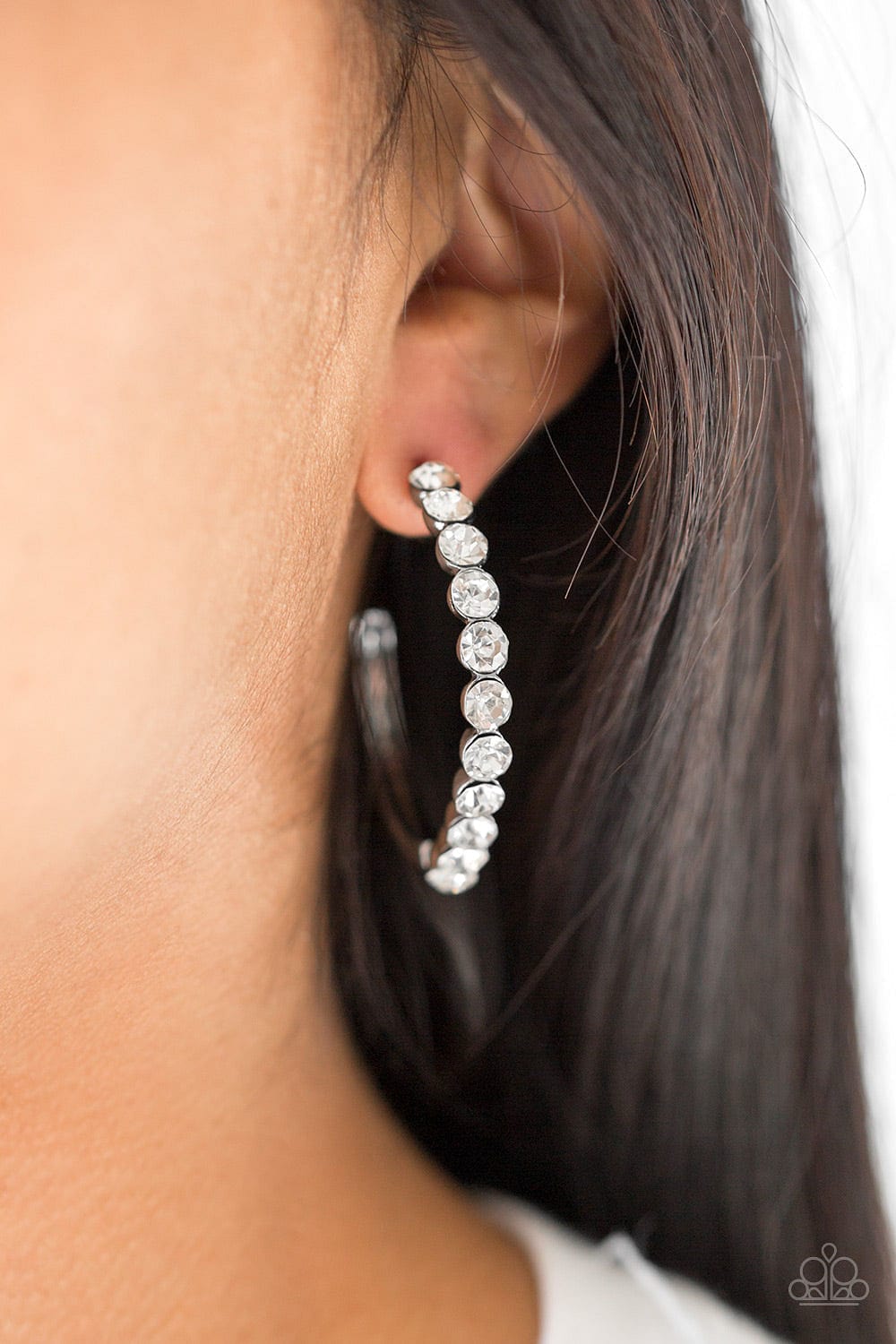 Paparazzi Accessories Earrings My Kind Of Shine - Black