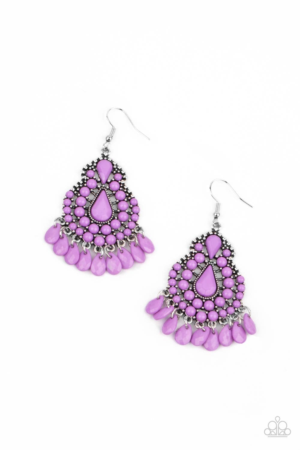 Paparazzi Accessories Earrings Persian Posh - Purple