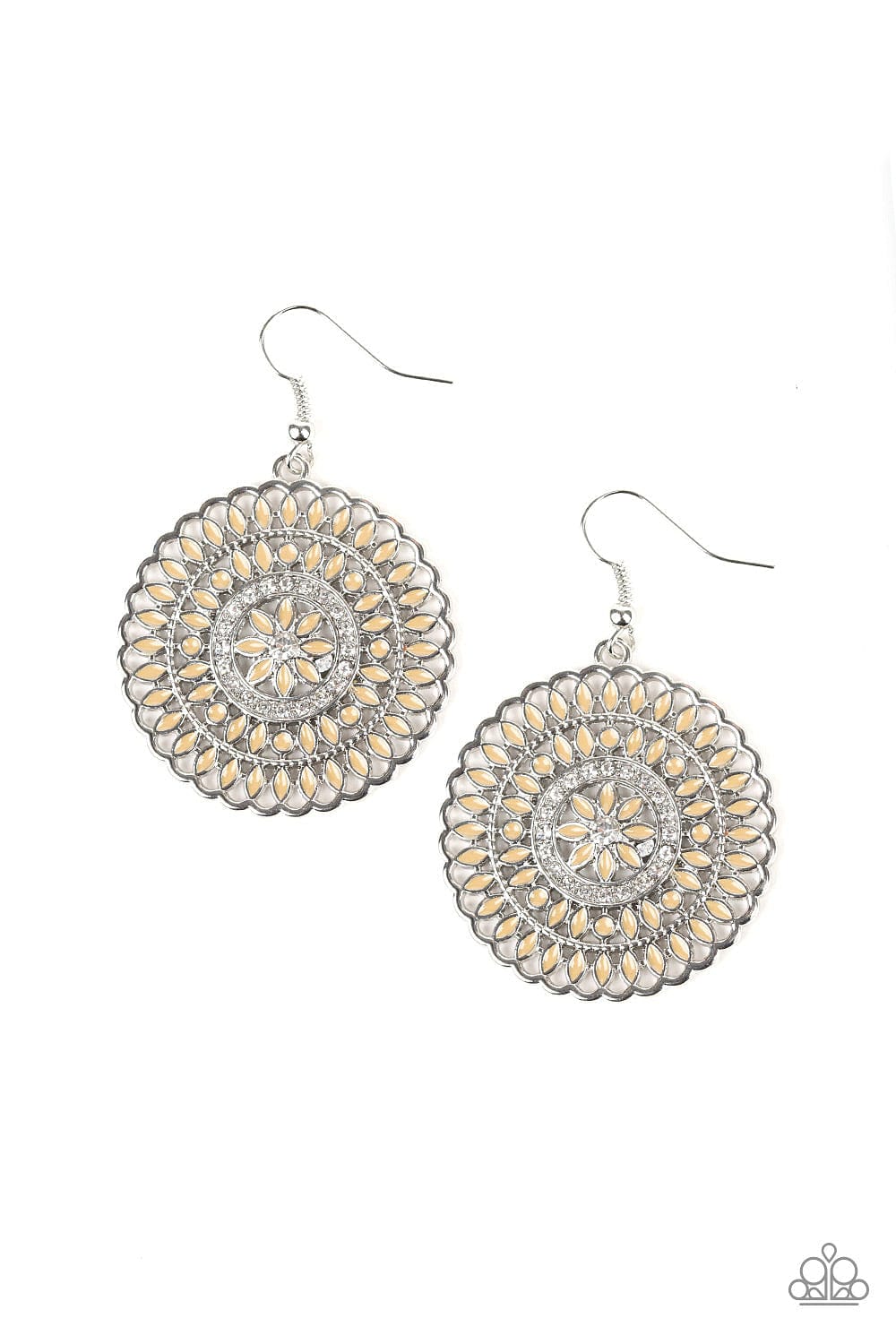 Paparazzi Accessories Earrings PINWHEEL and Deal - Brown