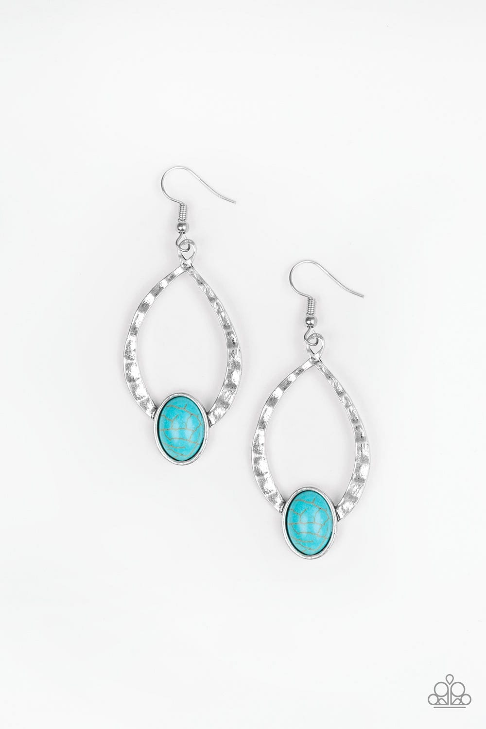 Paparazzi Accessories Earrings Pony Up - Blue