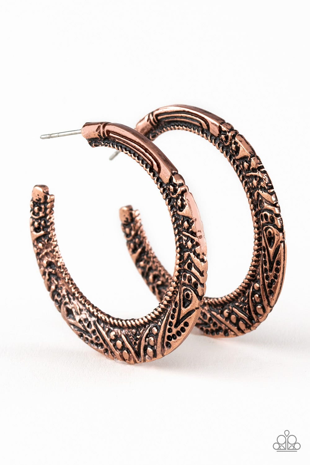 Paparazzi Accessories Earrings Rumba Rendezvous - Copper