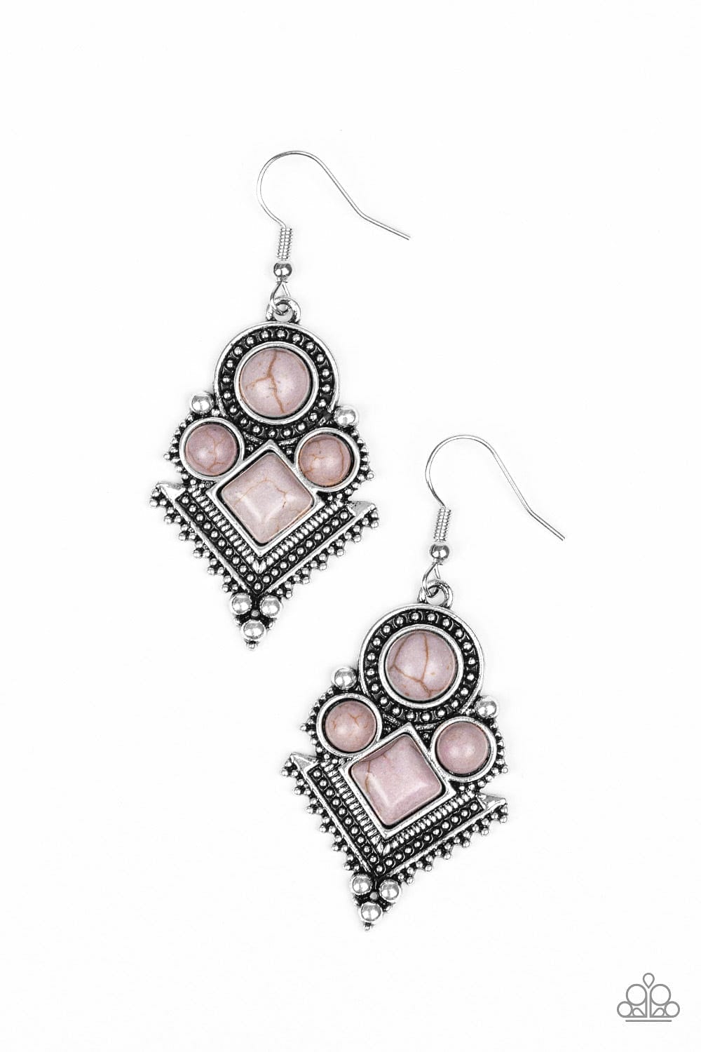 Paparazzi Accessories Earrings So Sonoran - Silver