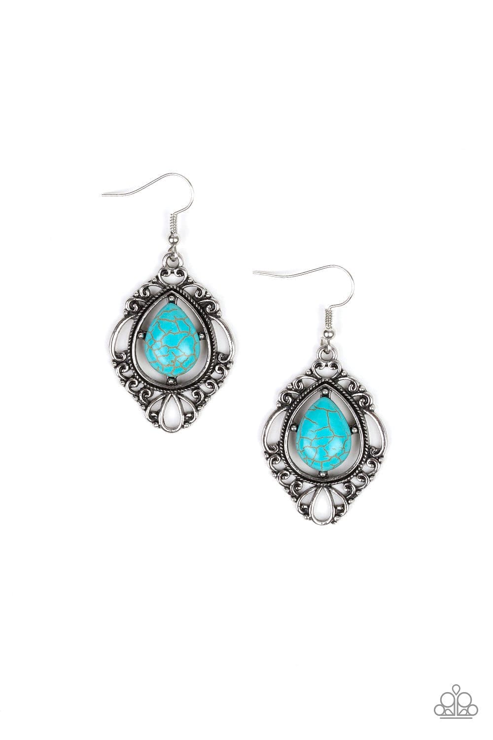 Paparazzi Accessories Earrings Southern Fairytale - Blue