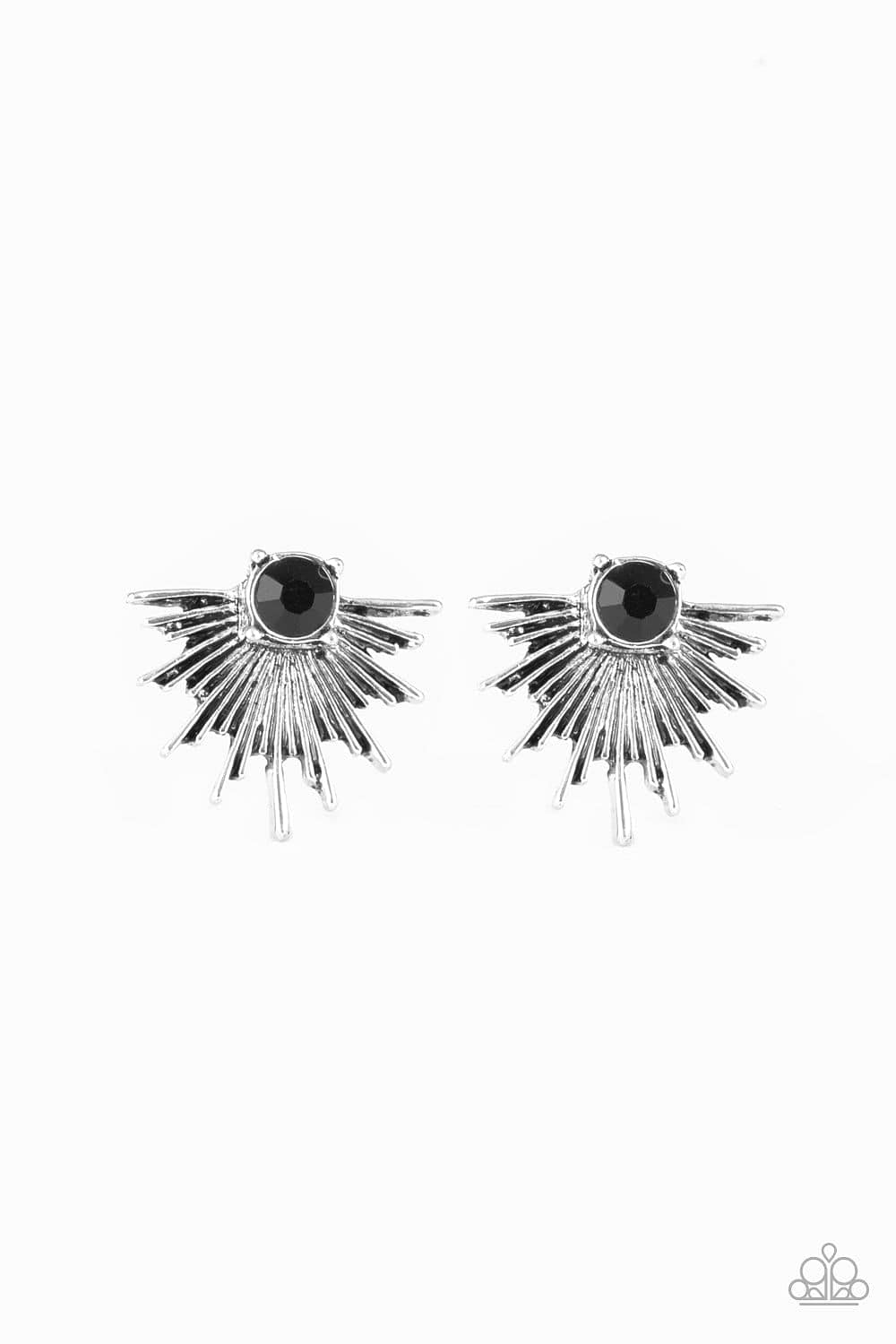 Paparazzi Accessories Earrings Starry Light - Black