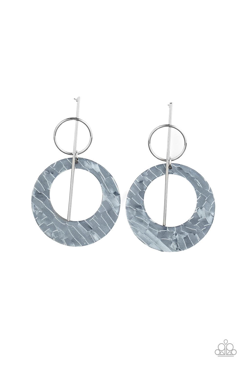 Paparazzi Accessories Earrings Stellar Stylist - Silver